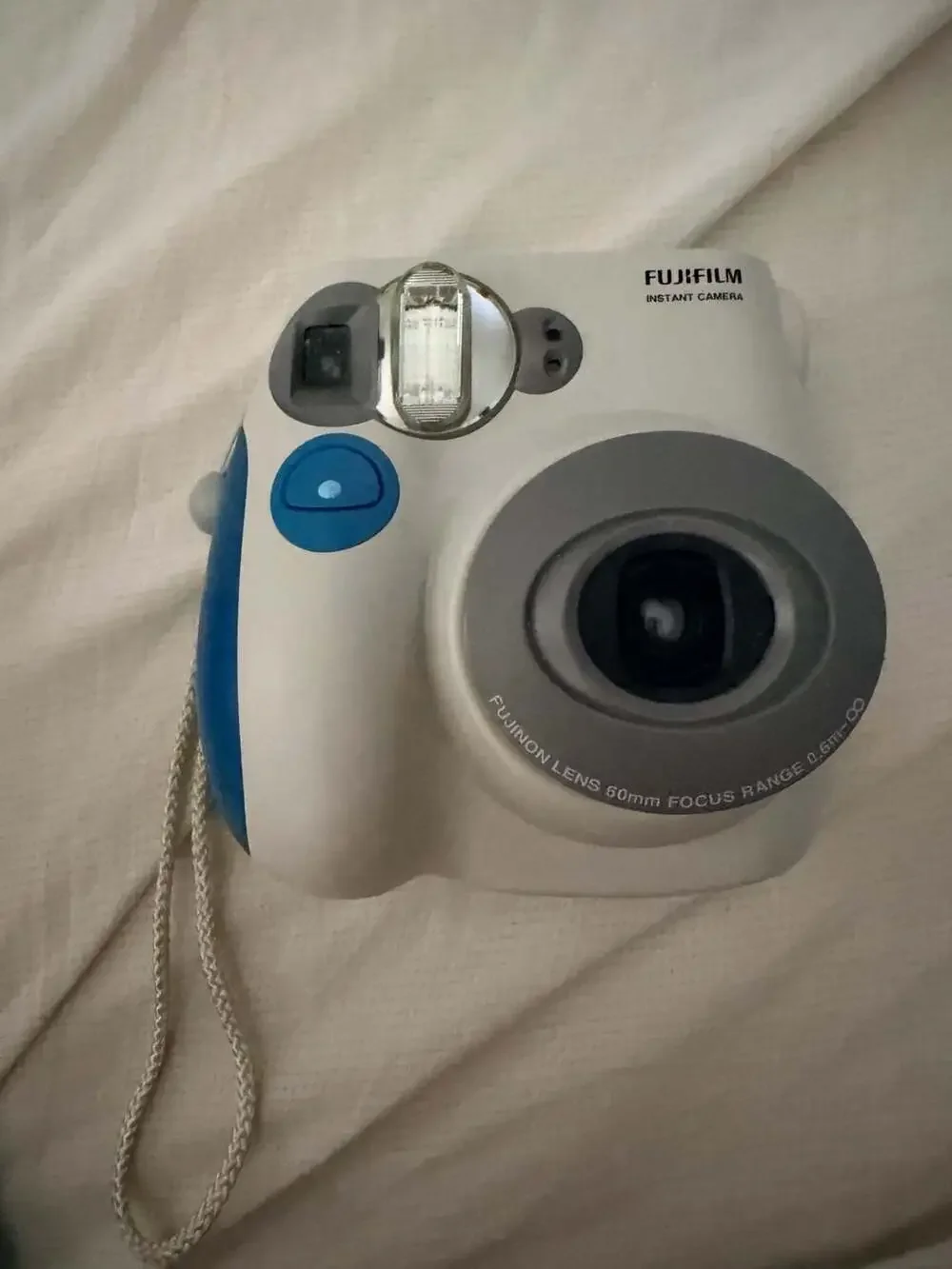 Fujifilm Instax Mini 7S Instant Film Camera - White and Blue